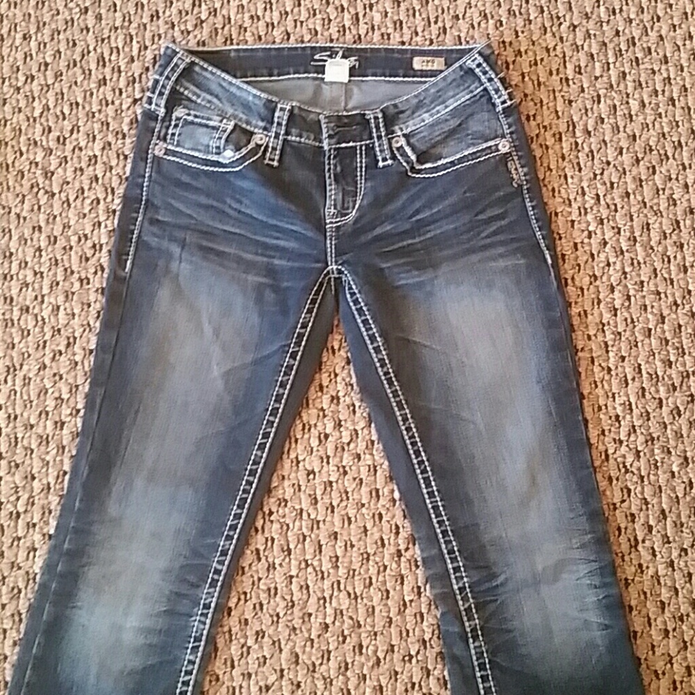 Silver jeans